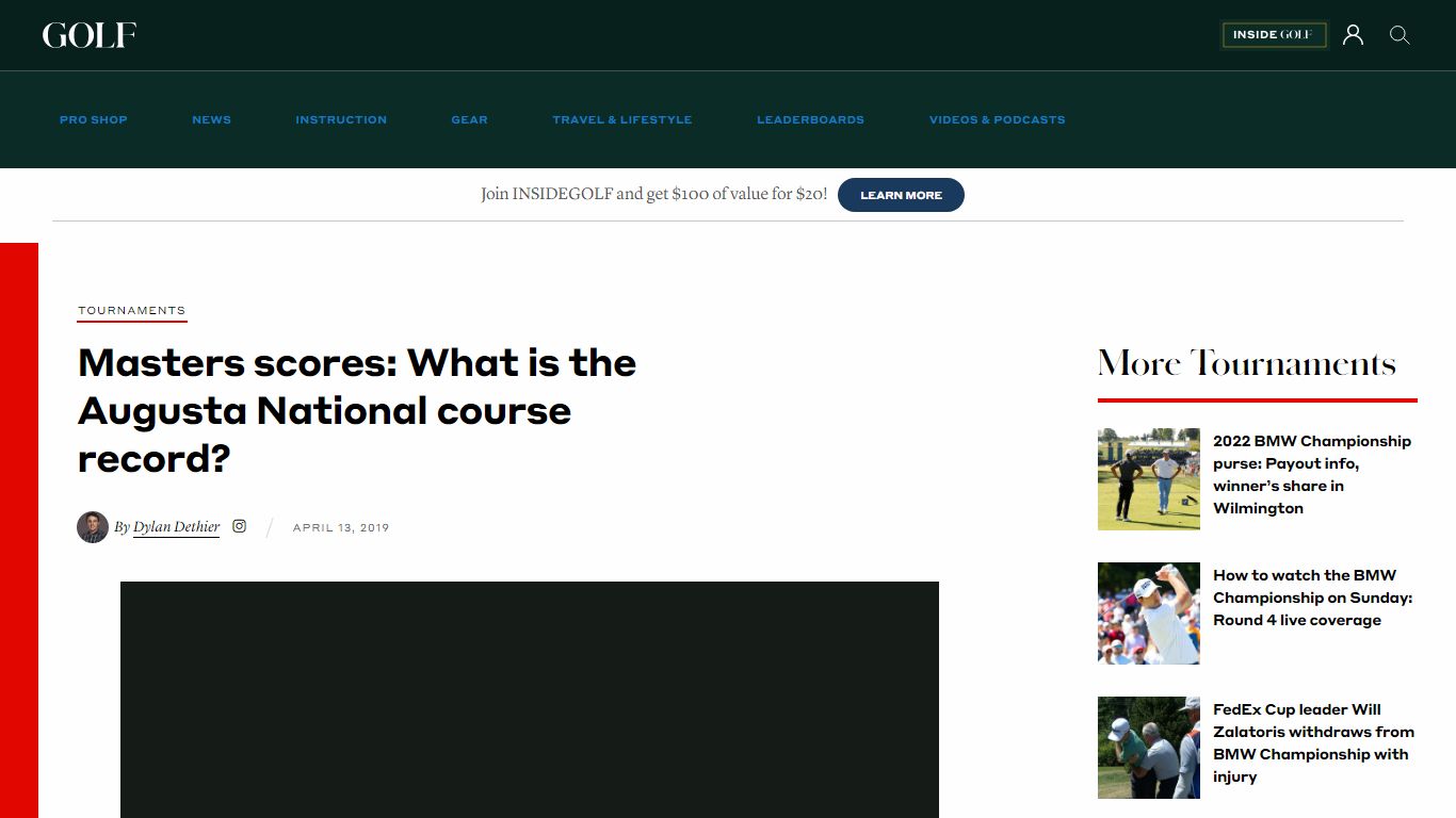 Masters scores: What is the Augusta National course record? - Golf